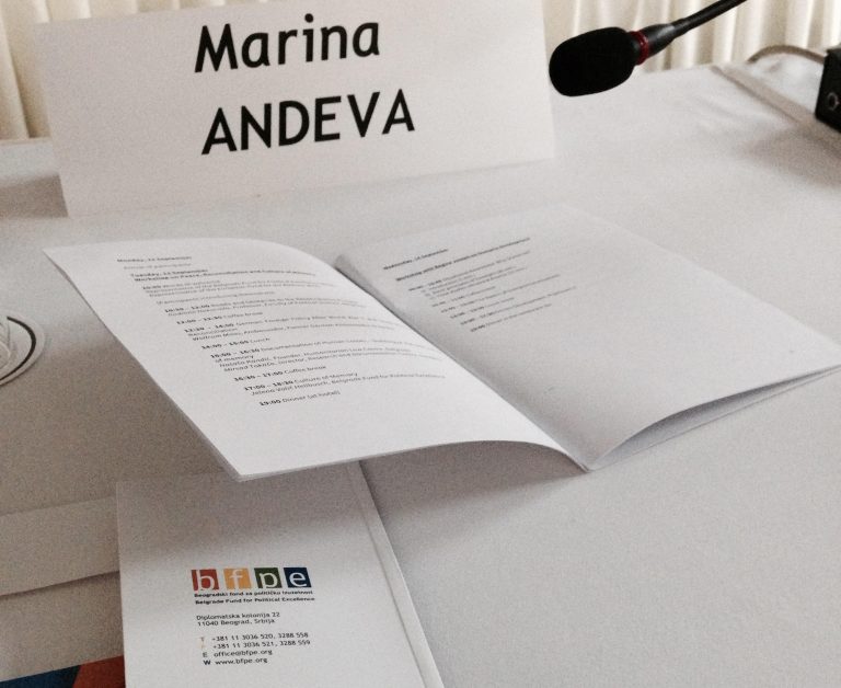 UACS SPS faculty participates at the Regional Academy organized by the Belgrade Fund for Political Excellence