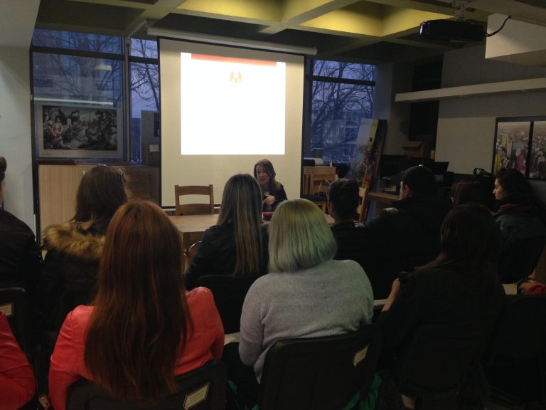 UACS SPS students followed a presentation on U.S. Hatch Act
