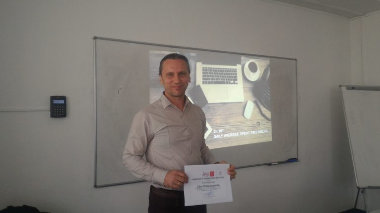 The Account Manager of Media House as a guest lecturer in Marketing Communications and Media course