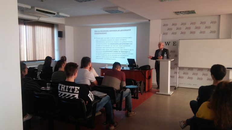 Guest lecture from the Institute of Certified Auditors at SBEM