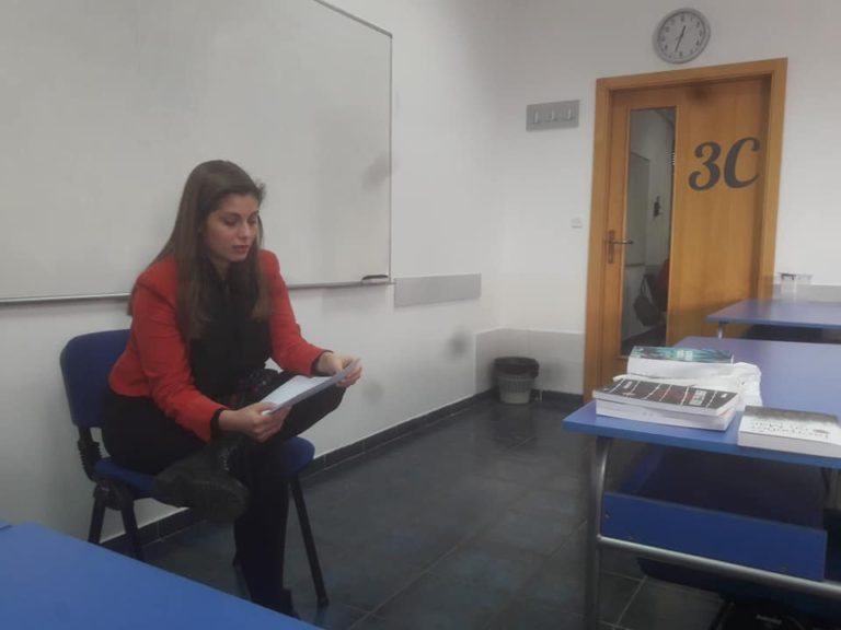 Editor of Ars Lamina guest speaker at the School of Foreign Languages