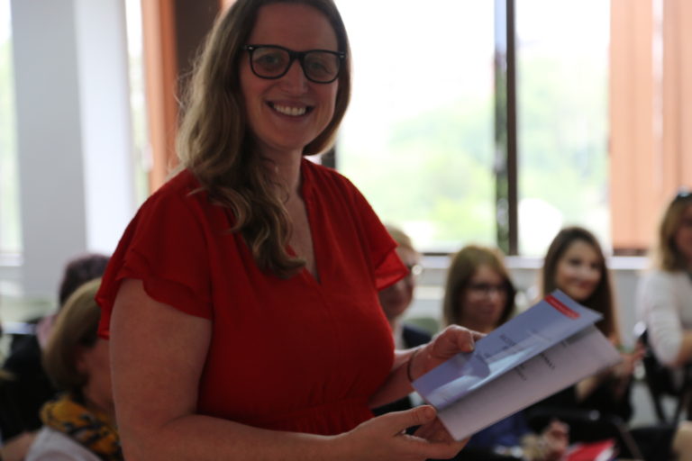British Ambassador, Madam Rachel Galloway at the opening of UACS Eighth Annual Reading Competition