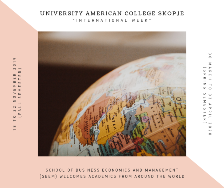 SBEM International Teaching Week 2019/20