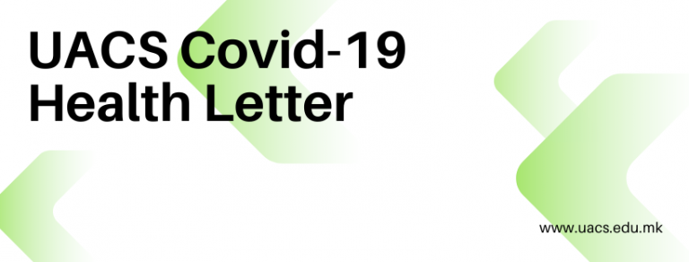 UACS Covid-19 Health Letter