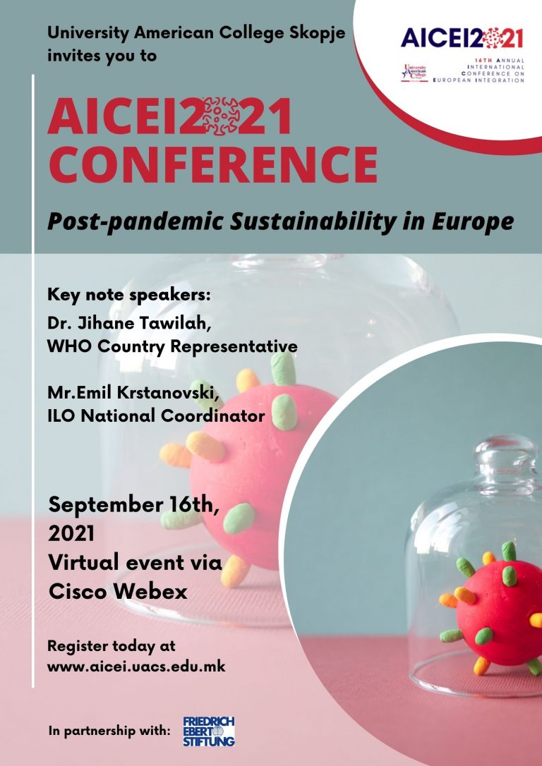 16th Annual International Conference on European Integration – AICEI2021