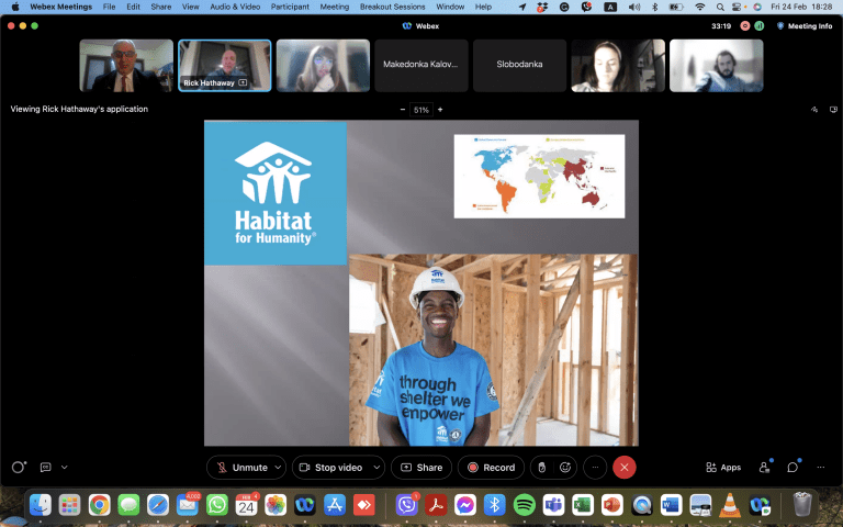 Mr. Rick Hathaway, Vice President of Habitat for Humanity – Guest speaker at UACS