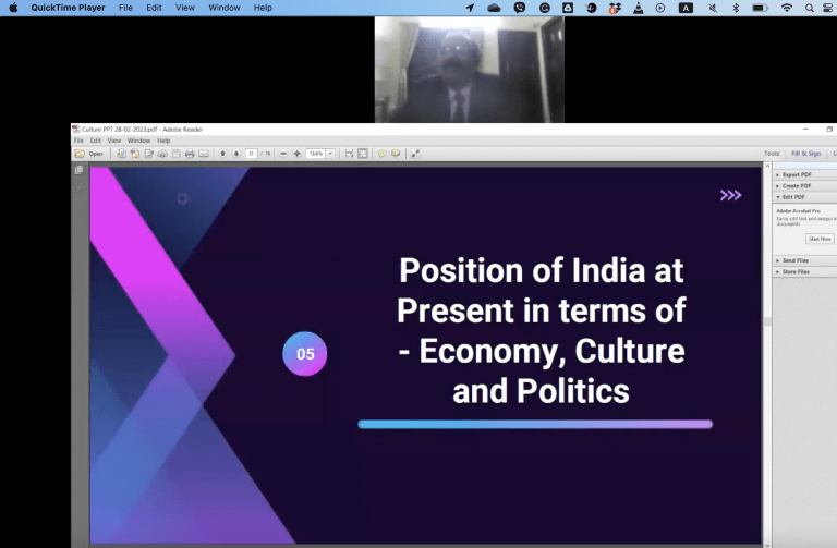 Dr. Aloysius Edward J, Dean of the Faculty of Commerce and Management at the Kristu Jayanti College from Bengaluru Karnataka India – Guest speaker at UACS