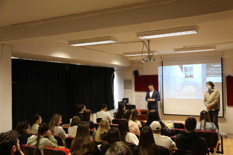 Lecture by Mr. Denis Bishkup at the School of Architecture and Design