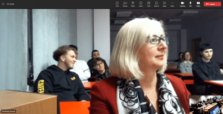Joint lecture for the psychology students organized as a collaborative initiative of both University American College Skopje, School of Political Sciences, Department of Psychology and University of Rijeka, Faculty of Philosophy, Department of Psychology on systemic family psychotherapy