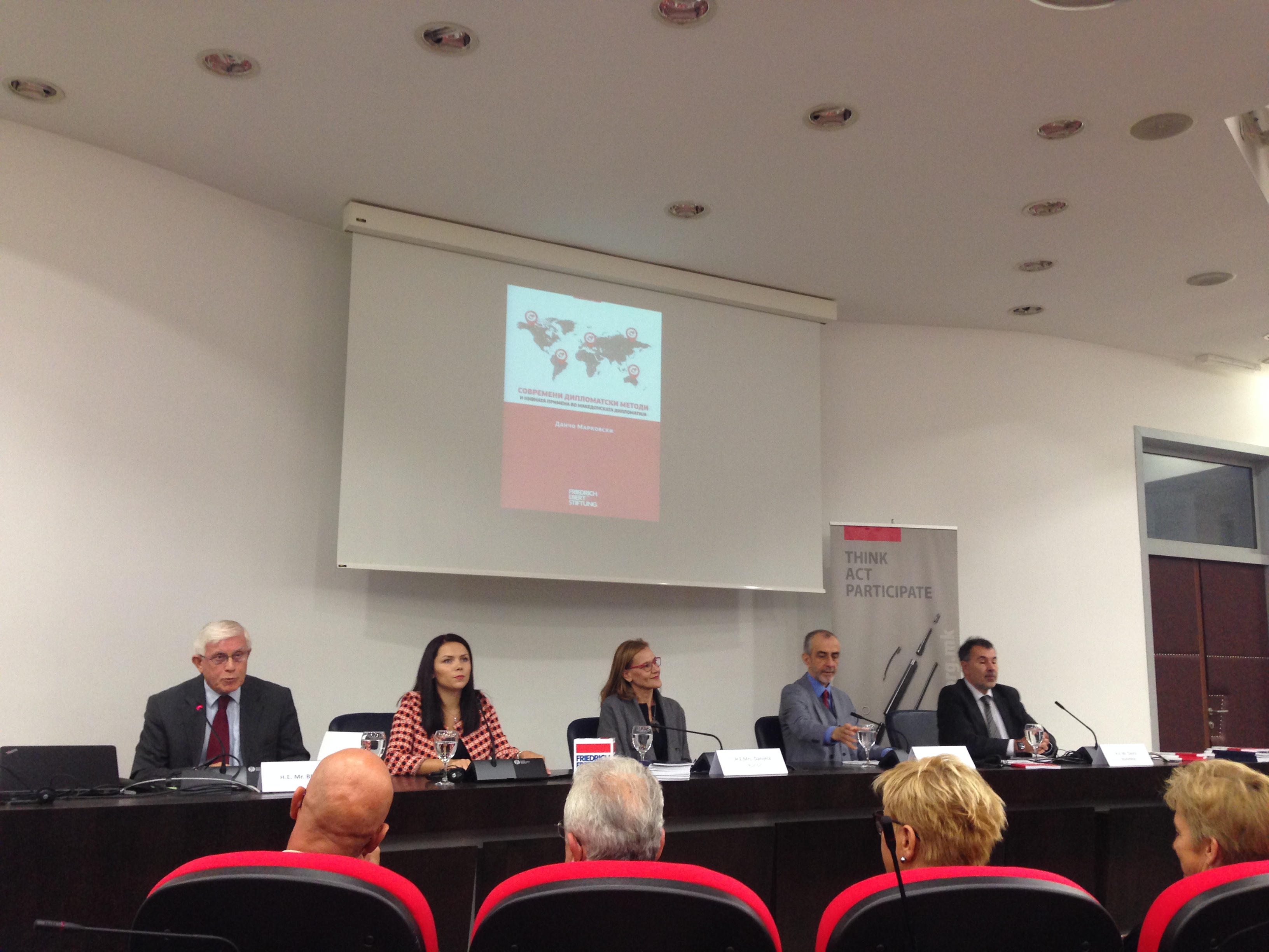Book Promotion by ambassador Asst. Prof. Danco Markovski