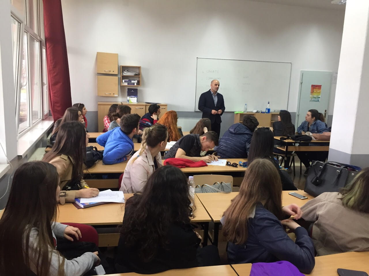 UACS participates in the Open Days of Orce Nikolov and Nikola Karev State High Schools in Skopje