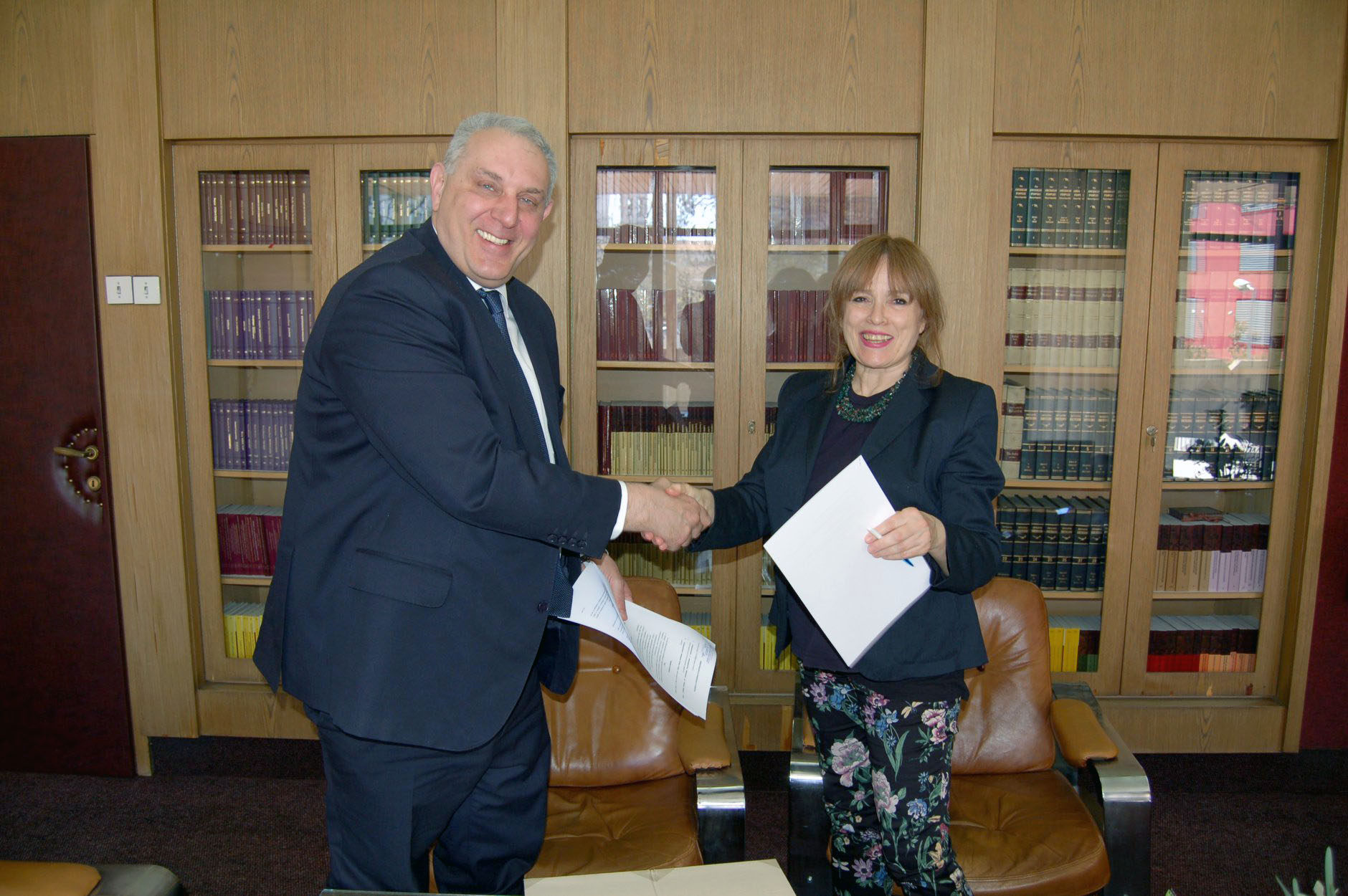 UACS signed a Memorandum of Understanding and Cooperation with the National and University Library 