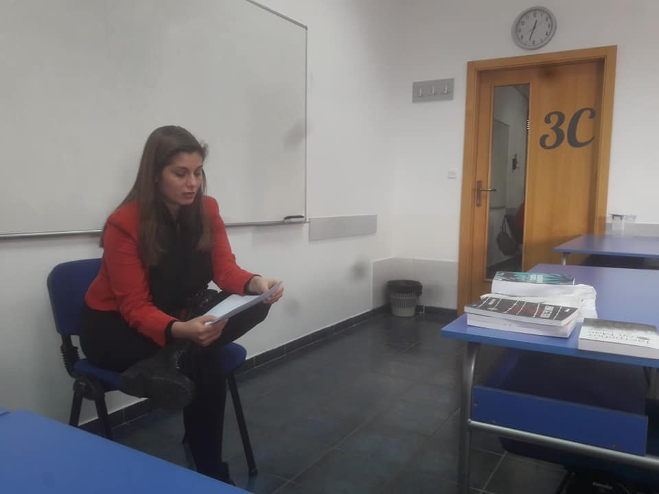 Editor of Ars Lamina guest speaker at the School of Foreign Languages