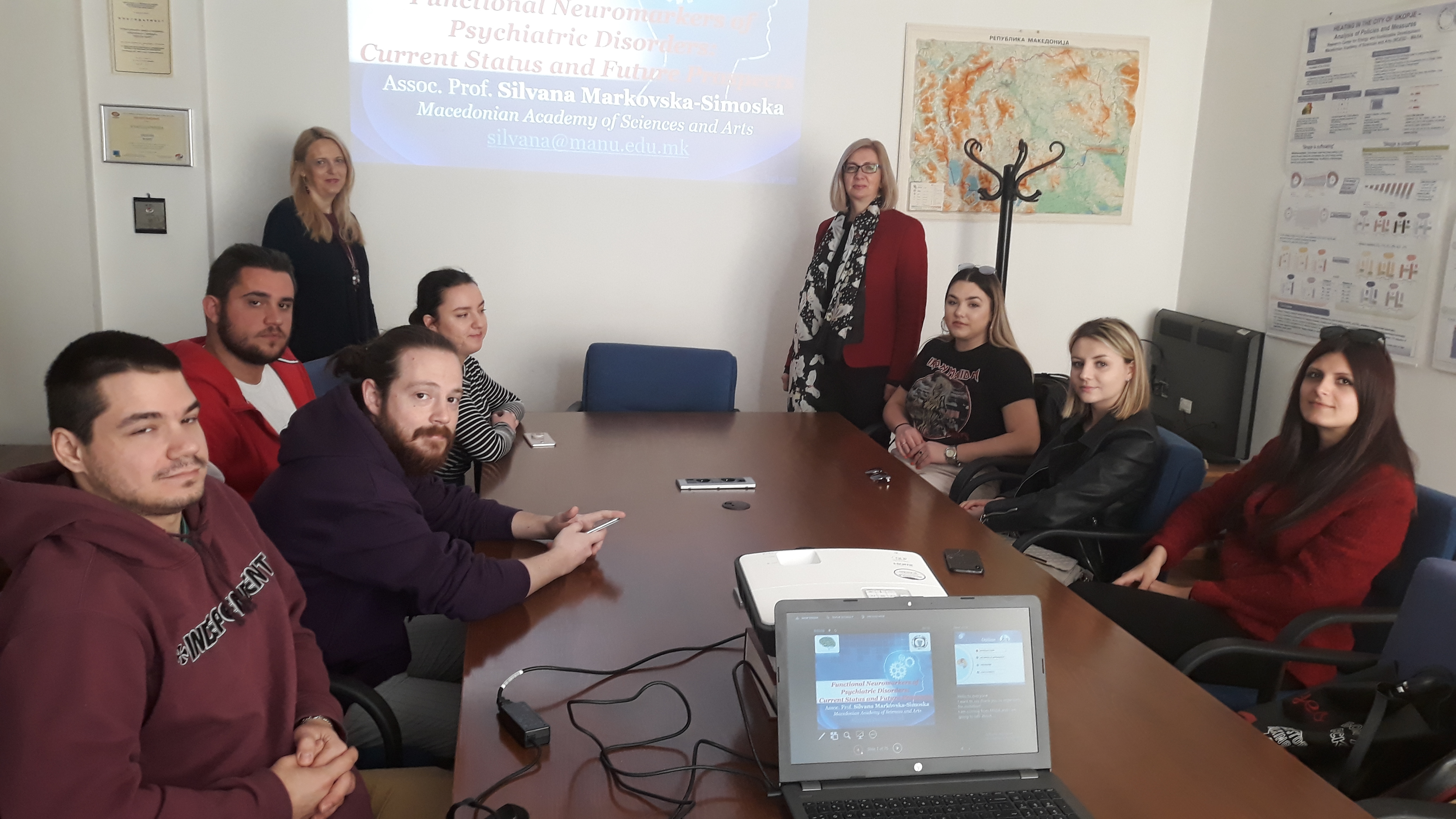 Study visit to the Macedonian Academy of Sciences and Arts - MANU