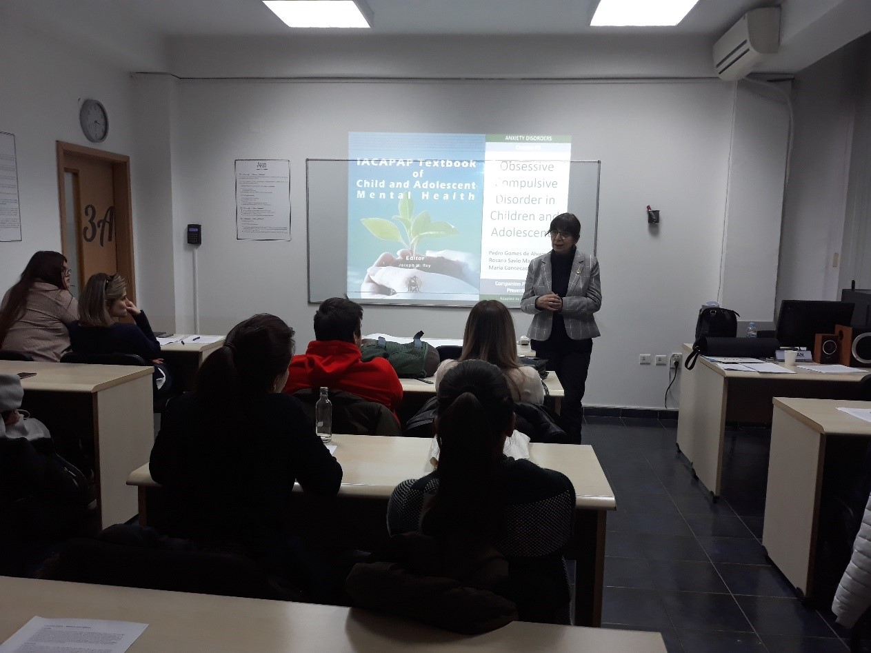 Guest lecturer at SPS and Psychology on: “Developmental problems: obsessive- compulsive and other mental health problems in children and adolescents”