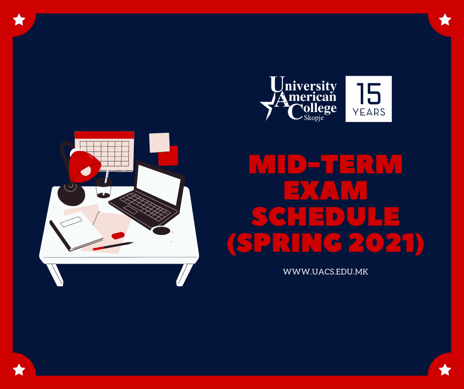 Mid-Term Exam SCHEDULE (Spring 2021)