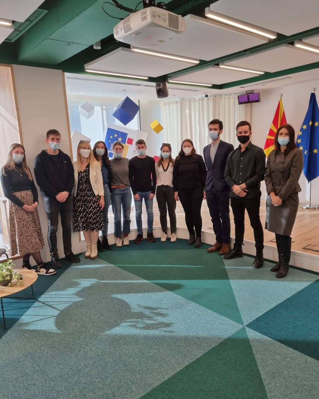 UACS French students met with the Ambassador of France to North Macedonia