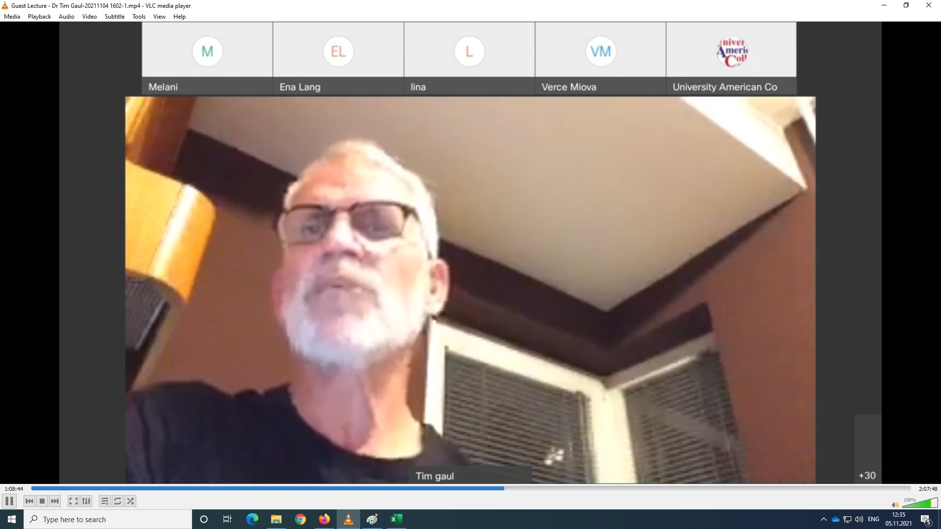 Guest lecture on Biological Drivers of Behavior by Dr. Tim Gaul