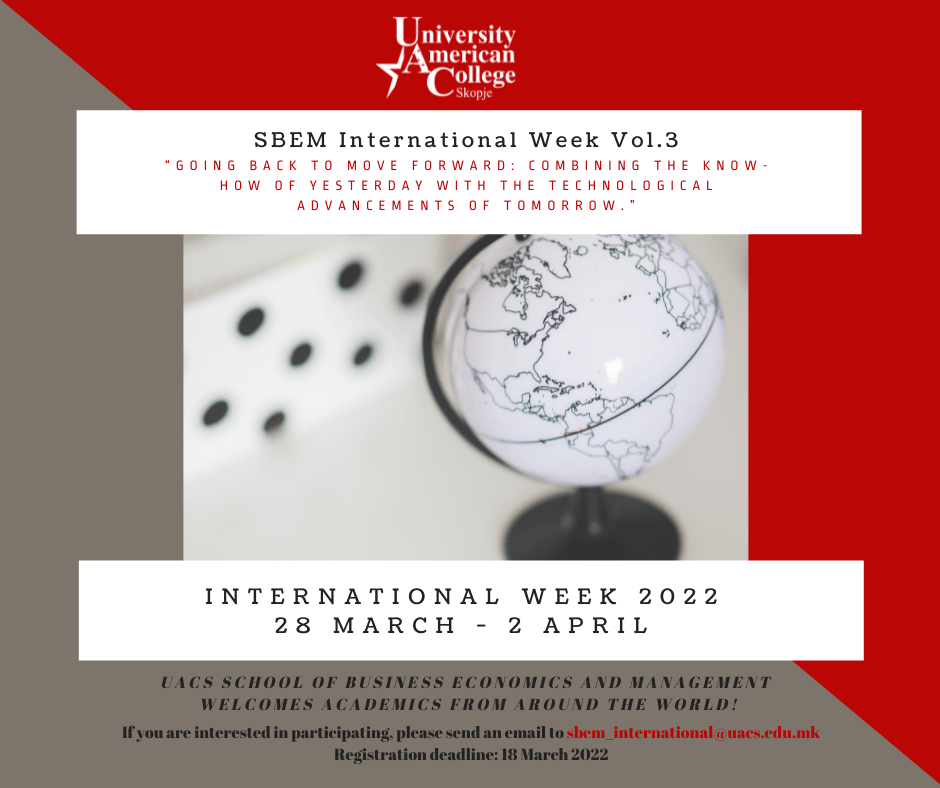 International Week Lecturers