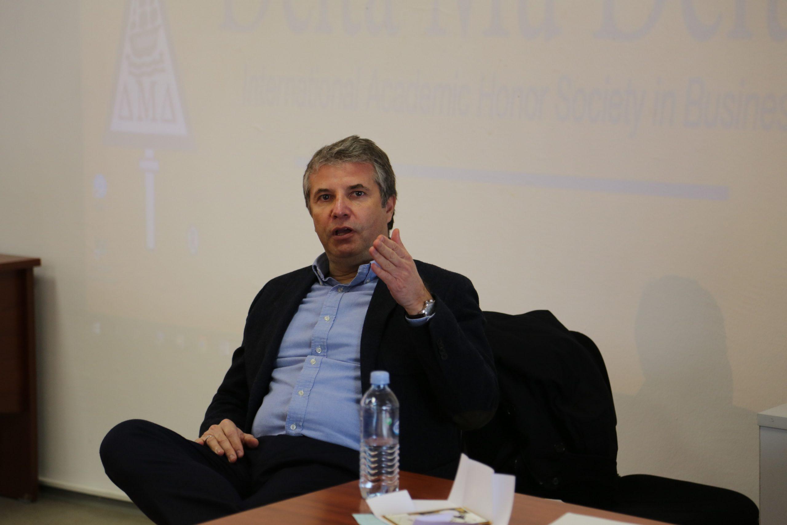 Guest Speaker at UACS - Mr. Dejan Kalinikov, Managing Director of SEAF Macedonia