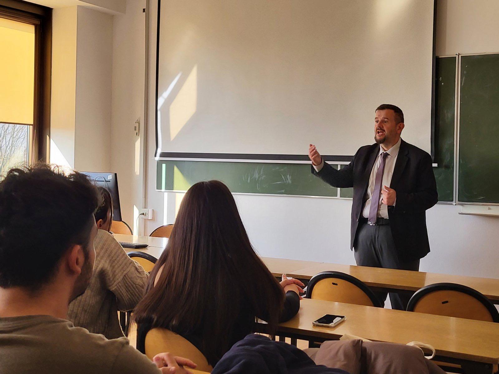 Andrej Ilievski, PhD, part of the CEEPUS mobility program of teaching staff at the John Paul II Catholic University in Lublin (KUL)