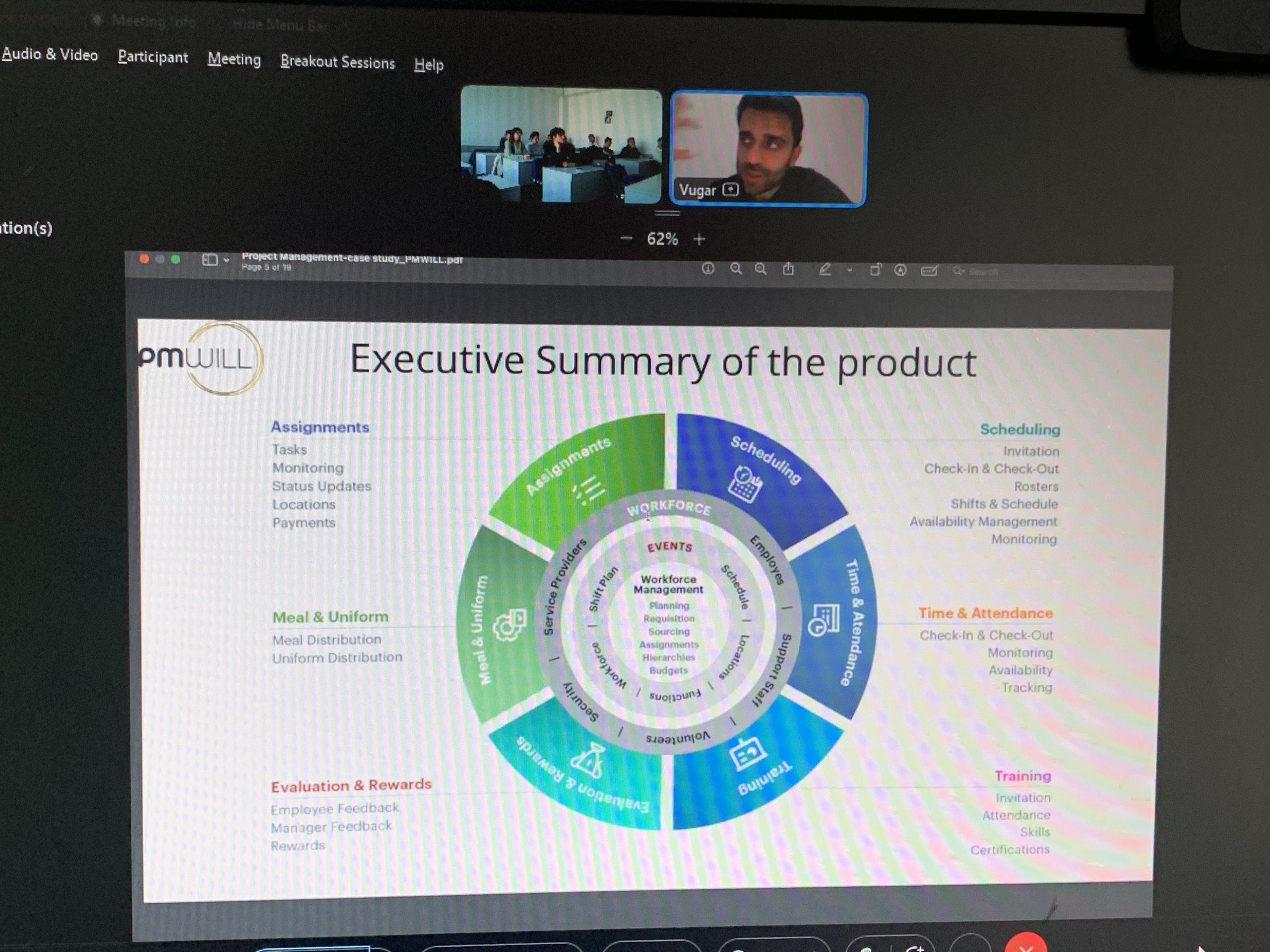 Mr. Vugar Rustemli – Guest speaker in Principles of Project Management & Operations Management