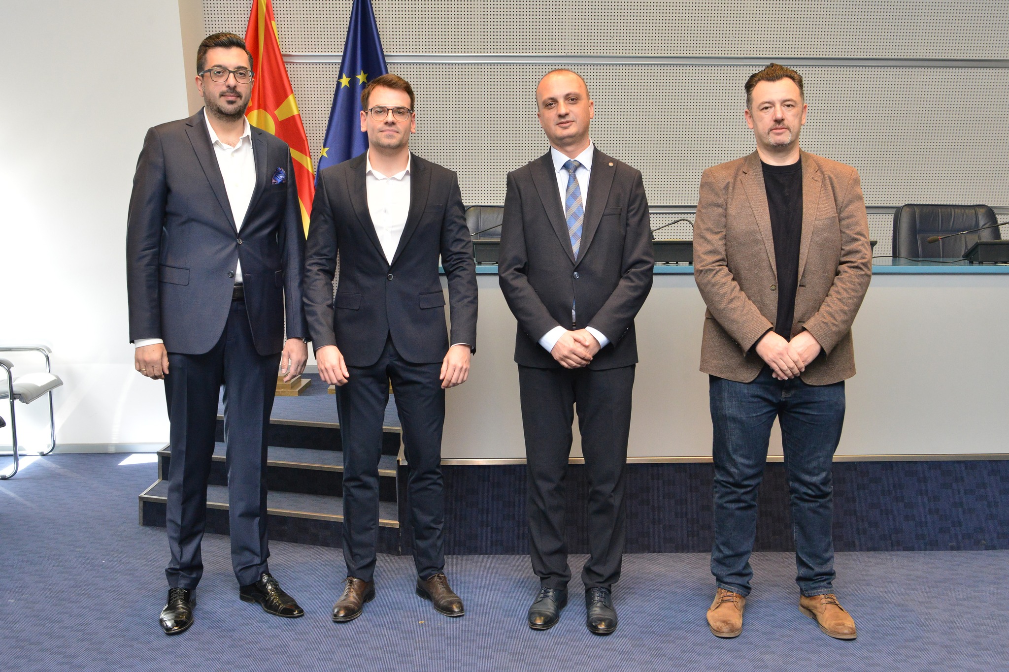 Presentation by Prof. Marjan Petreski and Asst. Stefan Tanevski at the 46th session of the Researchers' Club