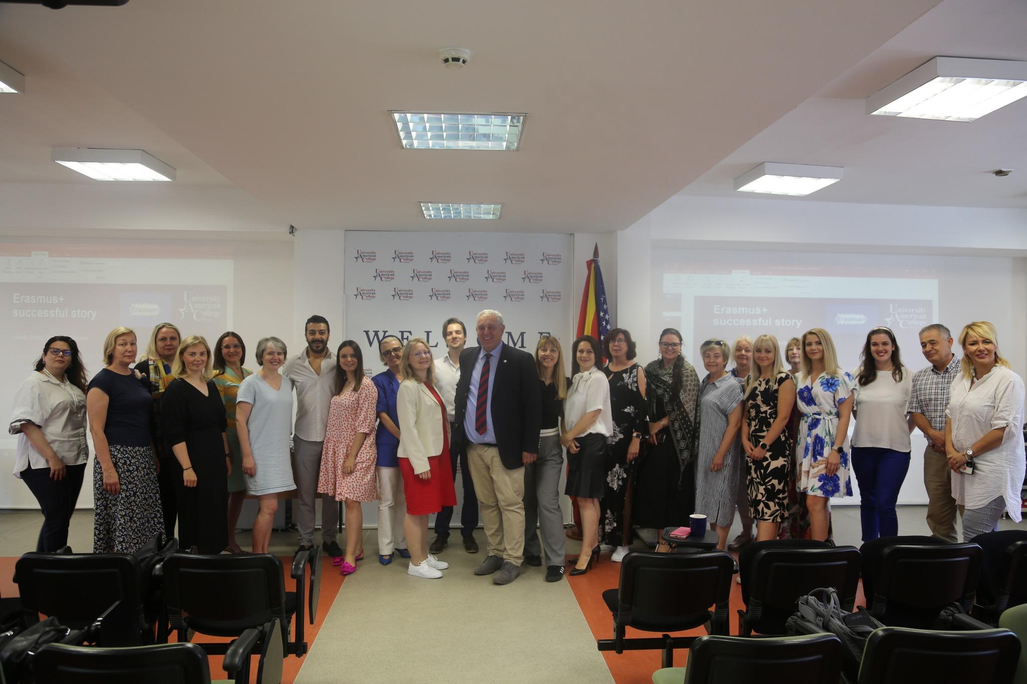 Collaboration between UACS and the Estonian Entrepreneurship University of Applied Sciences as part of the Erasmus+ Staff Training Mobility program