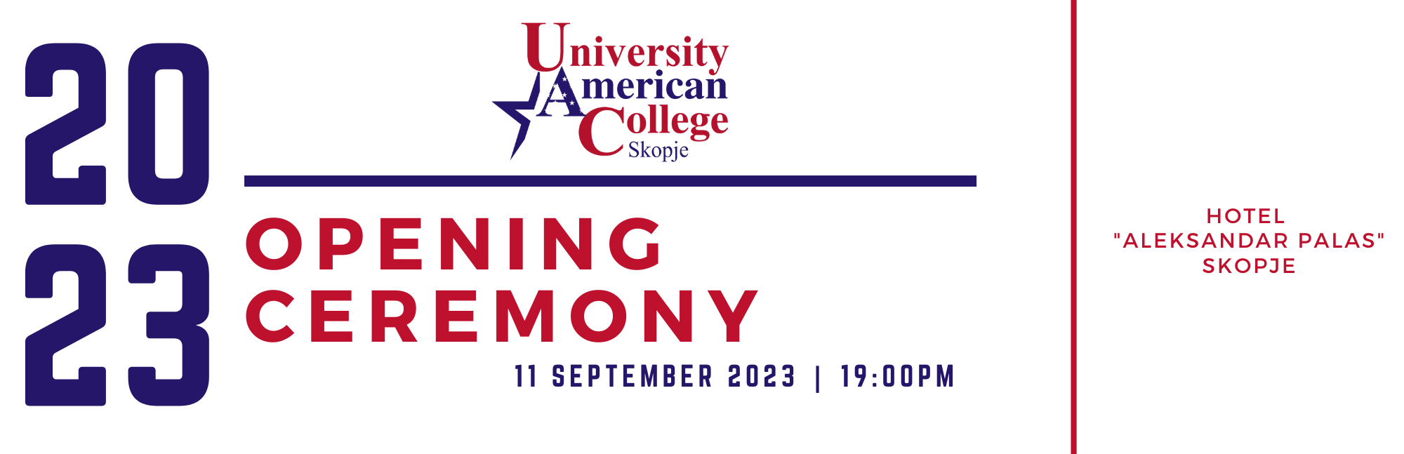 UACS OPENING CEREMONY of the Academic Year 2023/2024. 