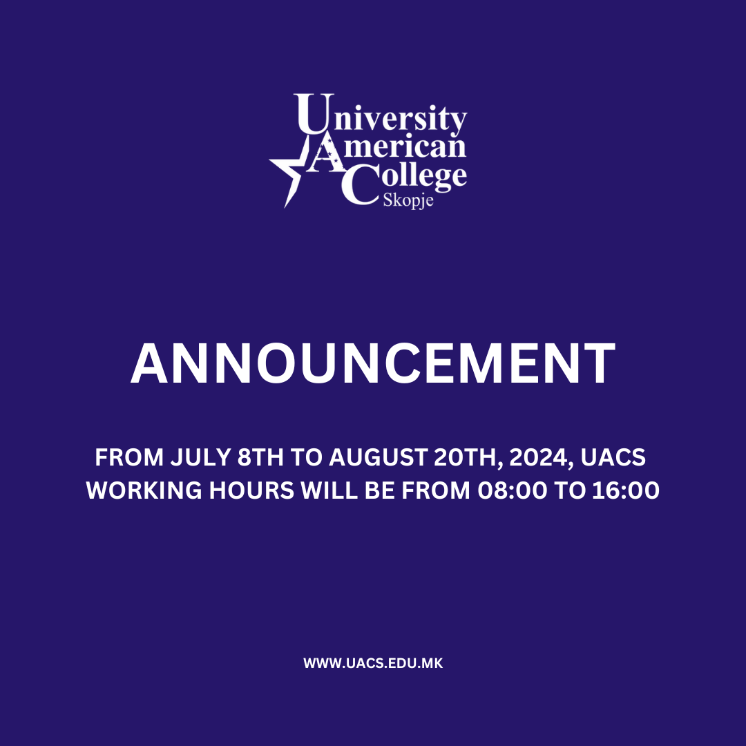 UACS Announcement (Working Hours)
